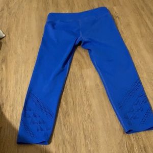 Athleta girl blue athletic leggings L/12